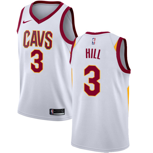 Men's Nike Cleveland Cavaliers #8 Channing Frye Authentic White Home NBA Jersey - Association Edition K6G7